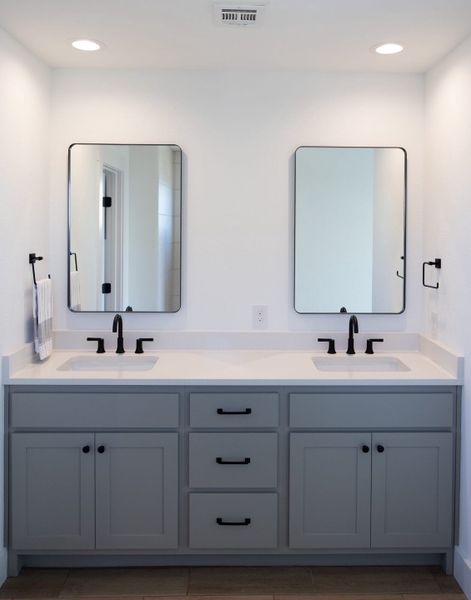 Furnished interior in a model home at Callan Village in San Antonio (Image 19).