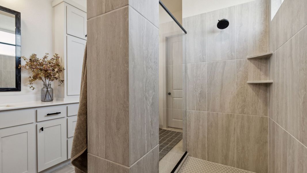 Close-up of interior finishes in a home at Hazelwood 40' Series, Frisco (Image 60). Close-up of interior finishes in a home at Hazelwood 40' Series, Frisco (Image 60).
