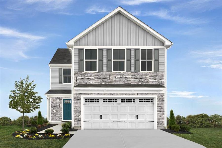 Front exterior of a home in the Aspen Meadows community, located in Hampton, GA (Image 8).