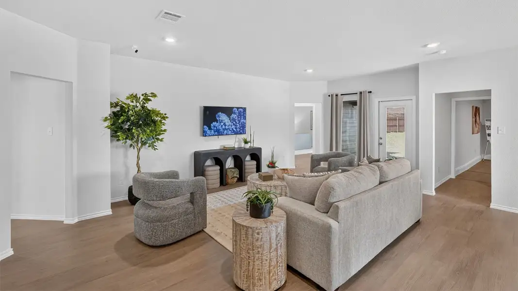 Furnished interior in a model home at Boardwalk in Lancaster (Image 6).