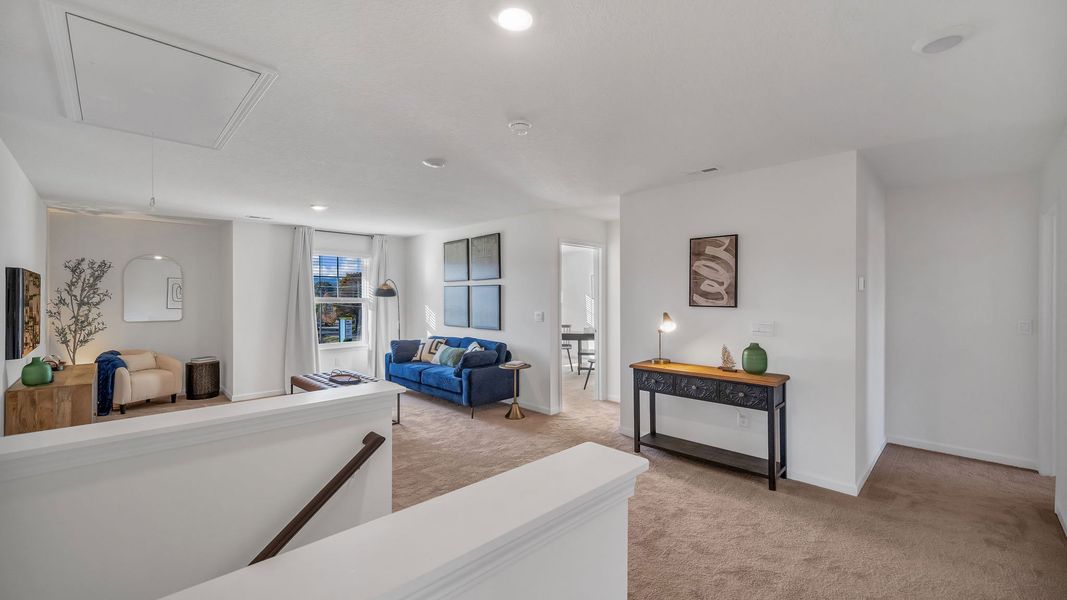 Furnished interior in a model home at Catlett Cove in Knoxville (Image 16). Furnished interior in a model home at Catlett Cove in Knoxville (Image 16).