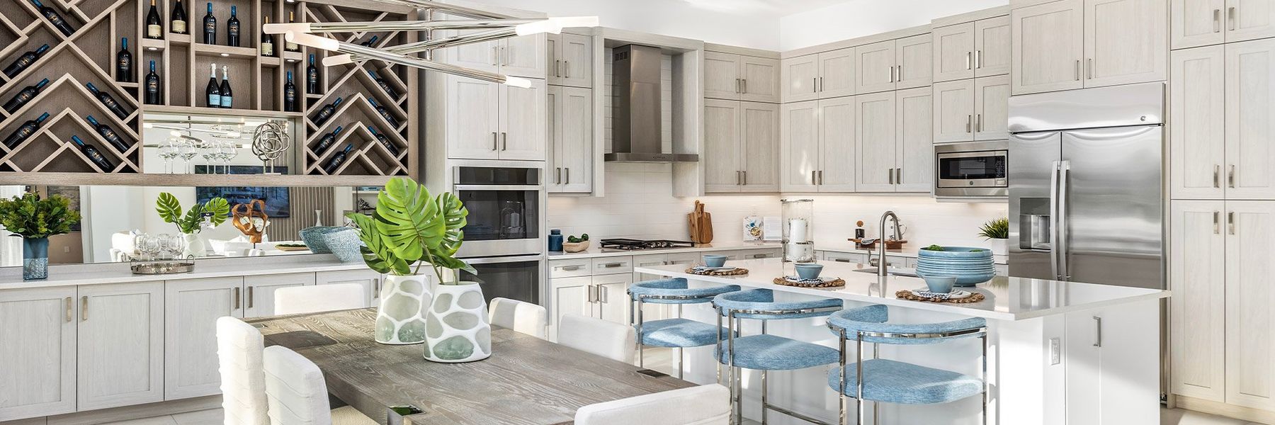 Furnished interior in a model home at Valencia Grand (55+) in Boynton Beach (Image 6).