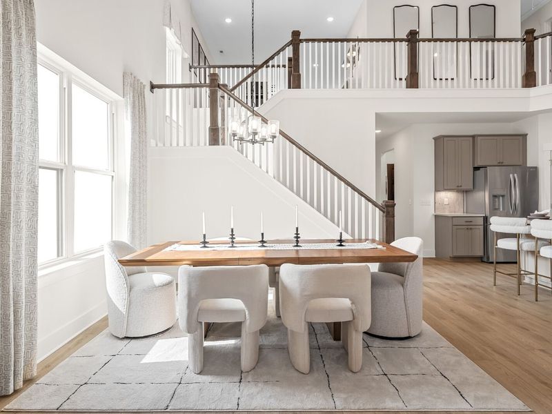 Furnished interior in a model home at Bradshaw Farms in Mount Juliet (Image 7).