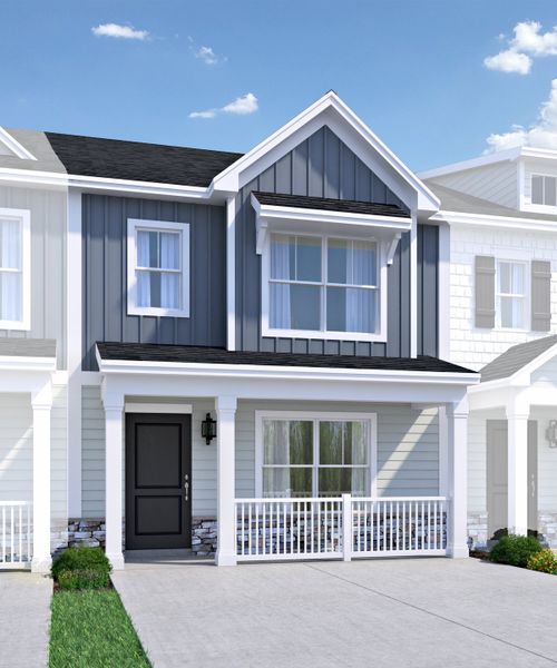 Front exterior of a home in the Pinehaven community, located in Laurens, SC (Image 3).