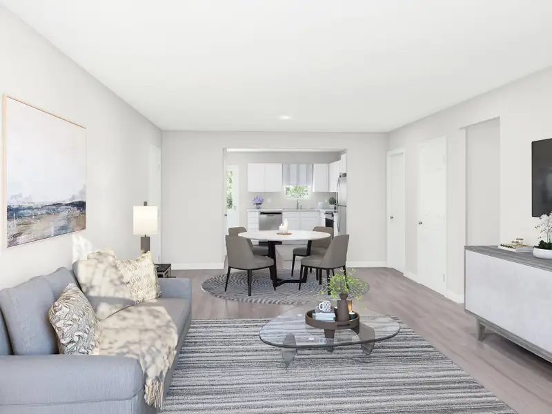 Furnished interior in a model home at River Run in Mount Airy (Image 14).