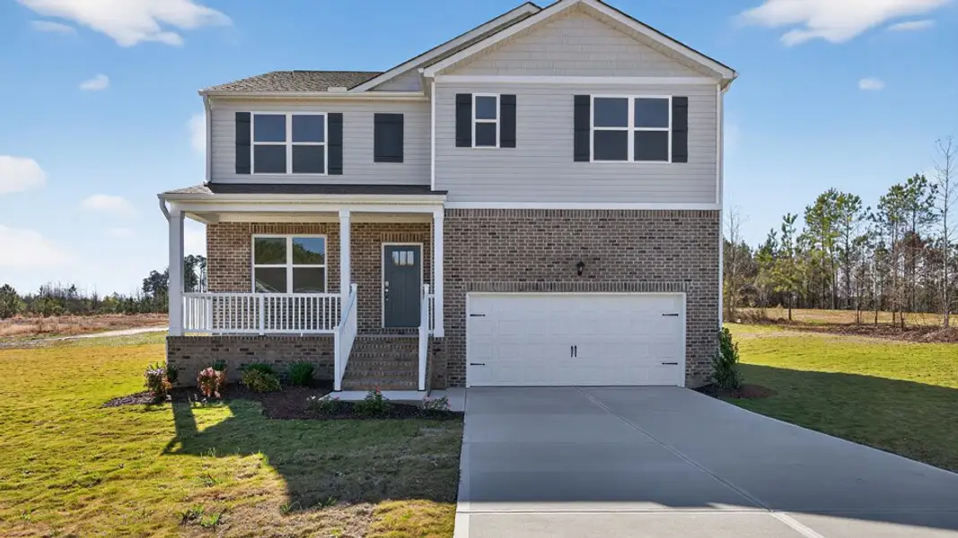Front exterior of a home in the Baker Farm community, located in Youngsville, NC (Image 3). Front exterior of a home in the Baker Farm community, located in Youngsville, NC (Image 3).
