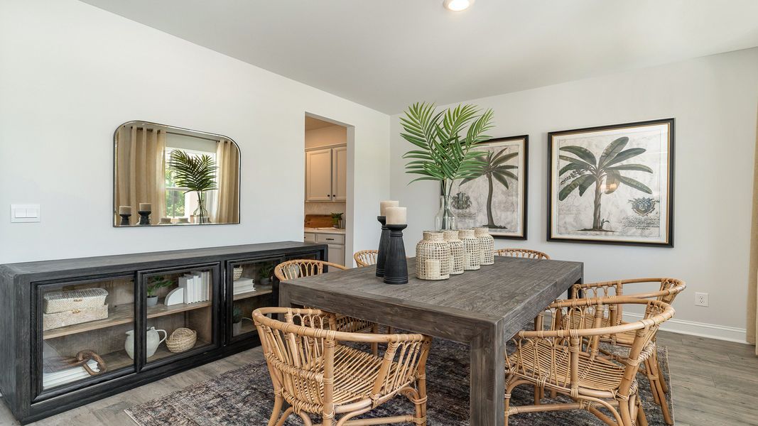 Furnished interior in a model home at Livingston Woods in Irmo (Image 21).