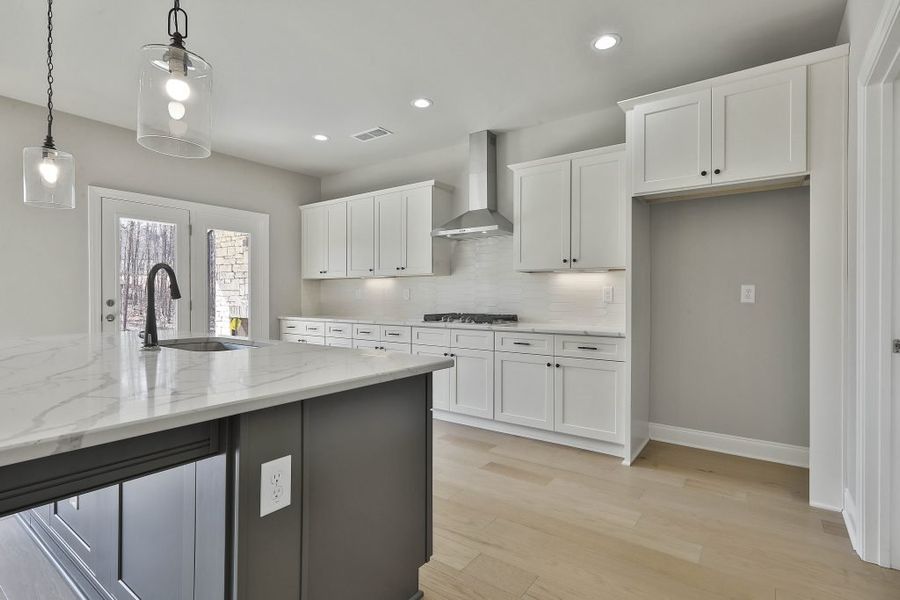 Furnished interior in a model home at Estates at Cedar Grove in Chattahoochee Hills (Image 6).