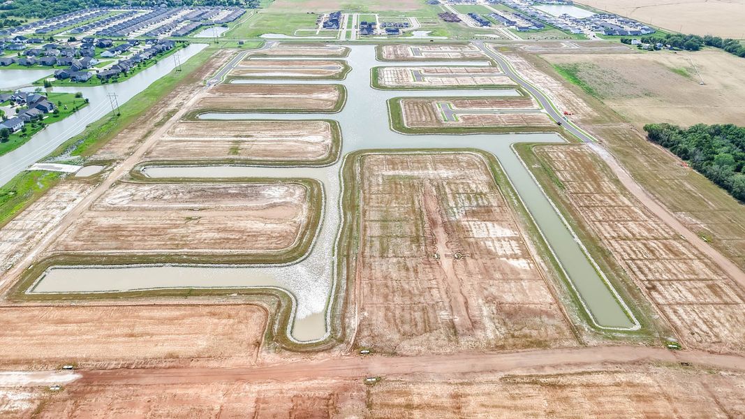 Site preparation and early development at The Courtyards at Waterford Reserve in Maize, KS (Image 17).