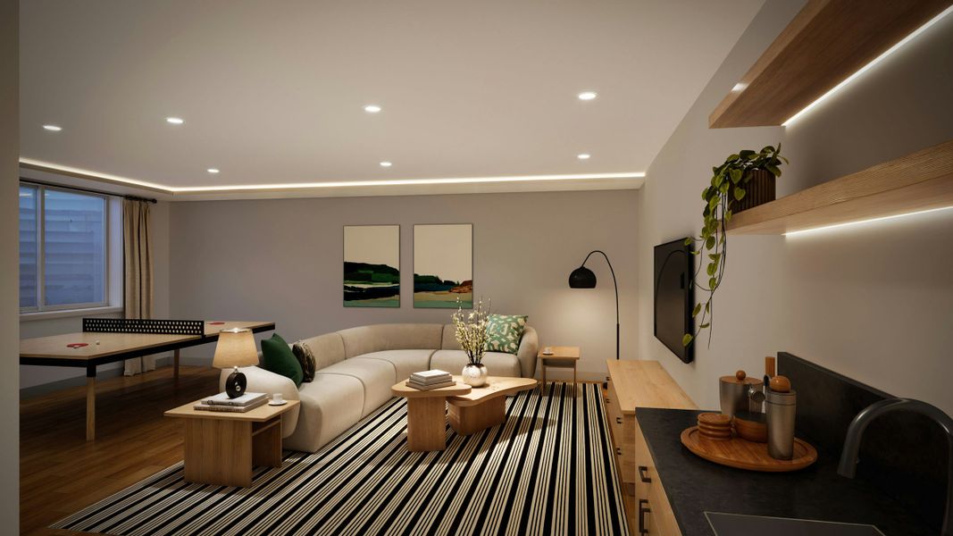 Furnished interior in a model home at Hardin Farms in Arvada (Image 5). Furnished interior in a model home at Hardin Farms in Arvada (Image 5).