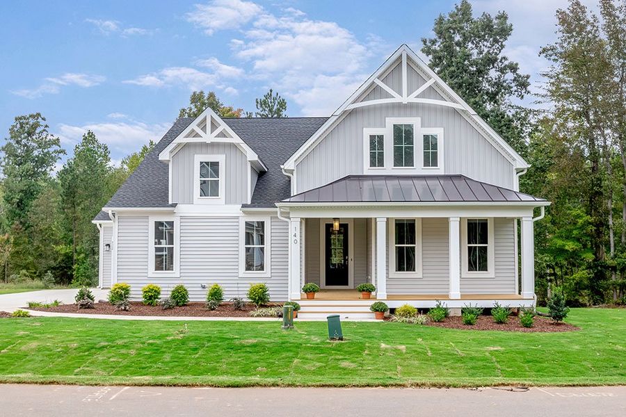 Front exterior of a home in the Kennebec Crossing community, located in Angier, NC (Image 22). Front exterior of a home in the Kennebec Crossing community, located in Angier, NC (Image 22).