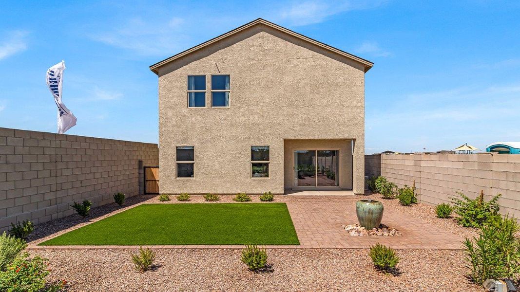 Front exterior of a home in the Blackhawk community, located in Tucson, AZ (Image 11).