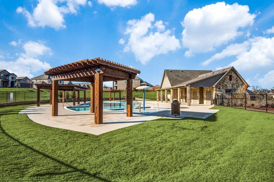 Front exterior of a home in the Timberbrook community, located in Justin, TX (Image 46). Front exterior of a home in the Timberbrook community, located in Justin, TX (Image 46).
