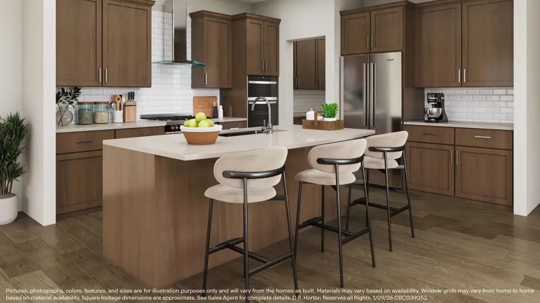 Furnished interior in a model home at Hammock at Two Rivers in Zephyrhills (Image 3).