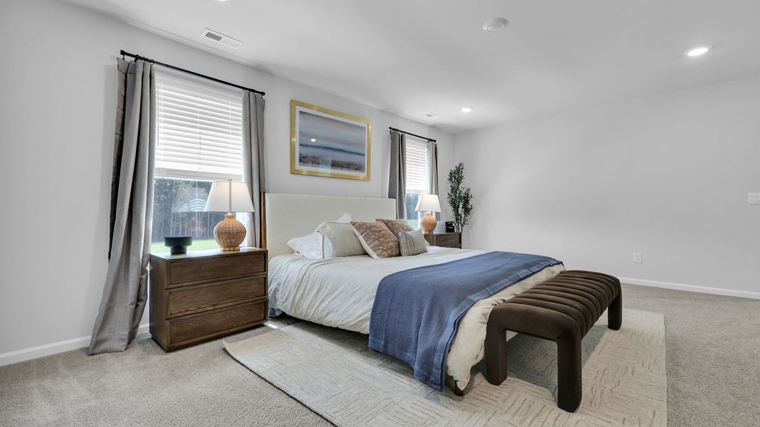 Furnished interior in a model home at The Ranch in Holly Hill (Image 19).