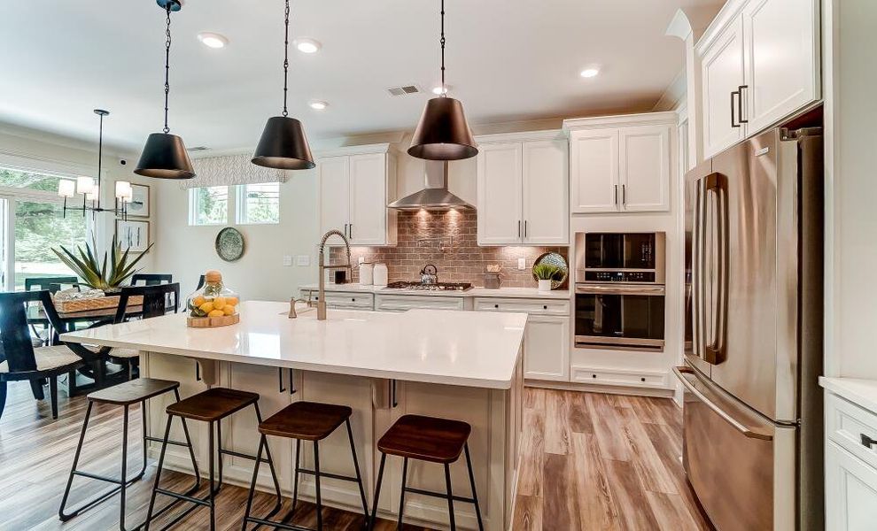 Furnished interior in a model home at Redland in Advance (Image 3).