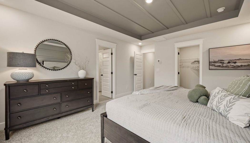 Furnished interior in a model home at Millstone at Mundy Mill in Gainesville (Image 25).