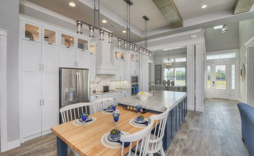 Furnished interior in a model home at Verona Oceanside in Ormond Beach (Image 6).