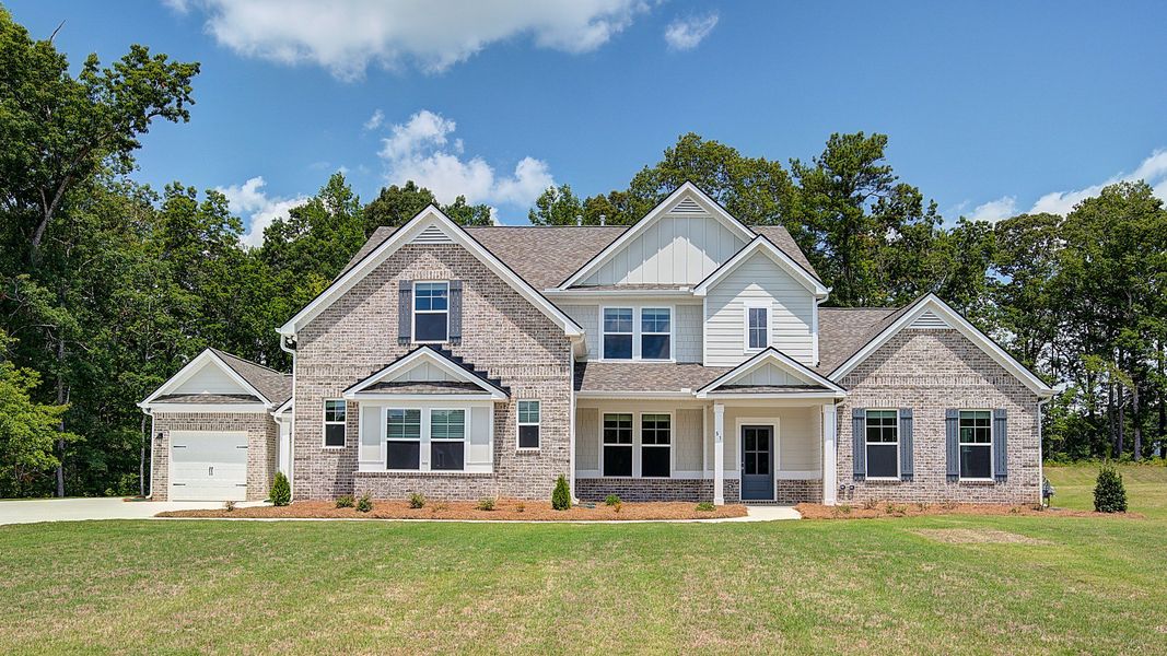 Front exterior of a home in the Saddleridge community, located in Senoia, GA (Image 12).