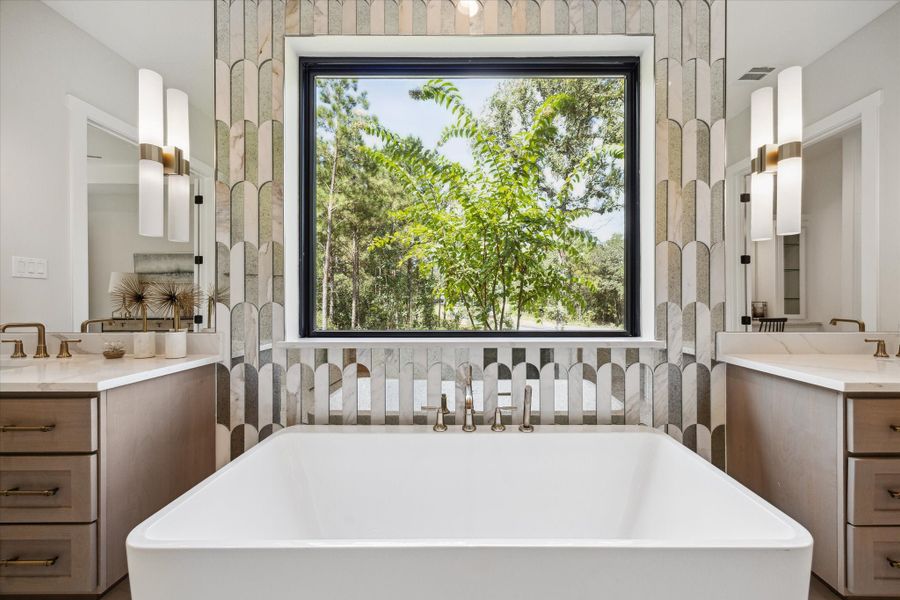 Furnished interior in a model home at High Meadow West and Estates in Montgomery (Image 6).