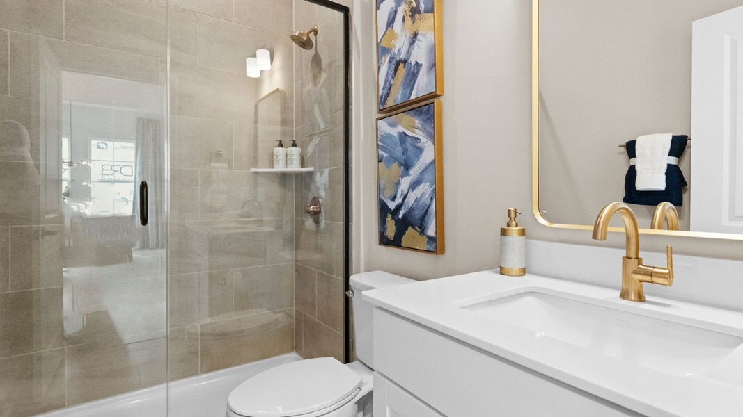 Furnished interior in a model home at Miller Farm Single Family Homes in Pineville (Image 30). Furnished interior in a model home at Miller Farm Single Family Homes in Pineville (Image 30).