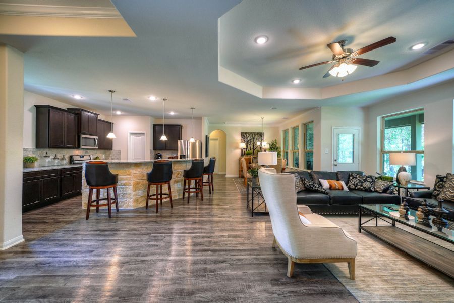 Furnished interior in a model home at Encino Estates in Dayton (Image 13). Furnished interior in a model home at Encino Estates in Dayton (Image 13).