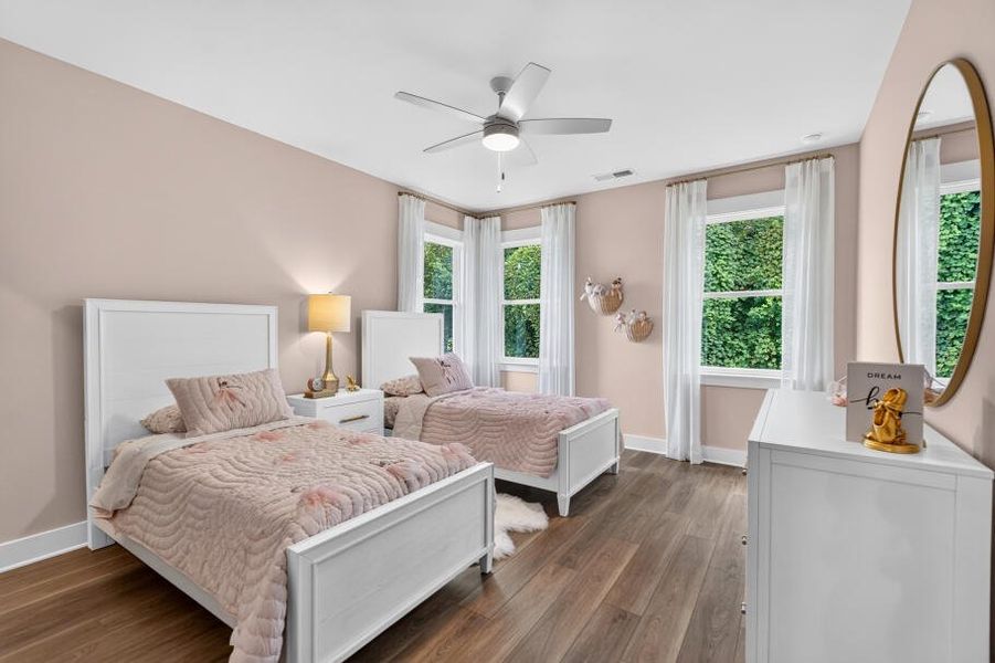 Furnished interior in a model home at Arbor West in Dawsonville (Image 22).