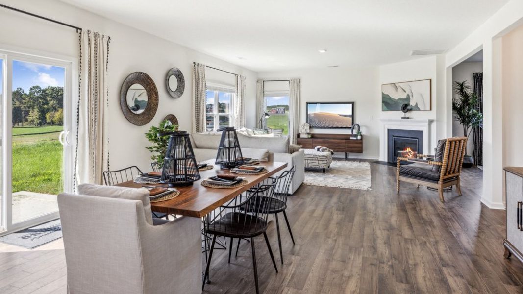 Furnished interior in a model home at Sharps Glen in Seymour (Image 4).