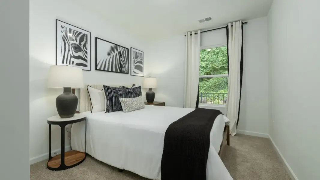Furnished interior in a model home at Ashwood Springs in Atlanta (Image 20).