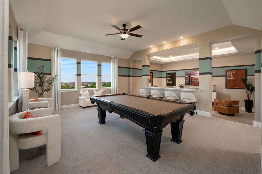 Furnished interior in a model home at Harvest Green in Richmond (Image 22). Furnished interior in a model home at Harvest Green in Richmond (Image 22).