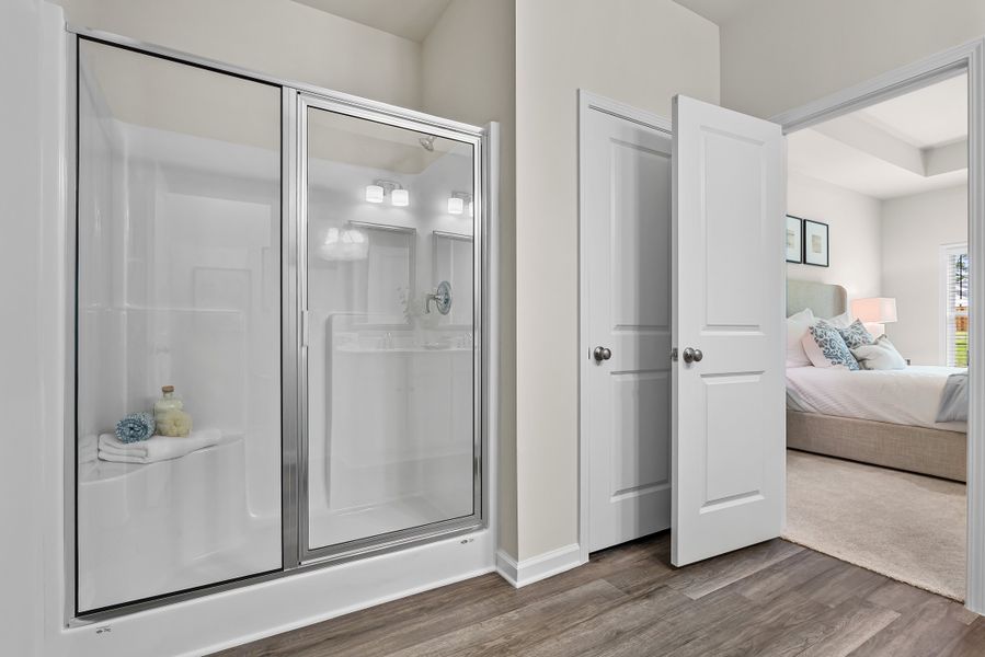 Furnished interior in a model home at Nightingale Hills in Lexington (Image 32).