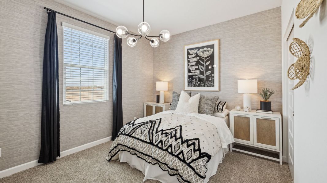 Furnished interior in a model home at Remington in Buckeye (Image 15).