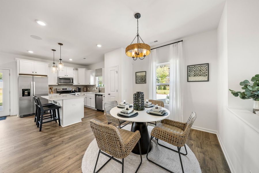 Furnished interior in a model home at Murray Heights in Winston-Salem (Image 9).