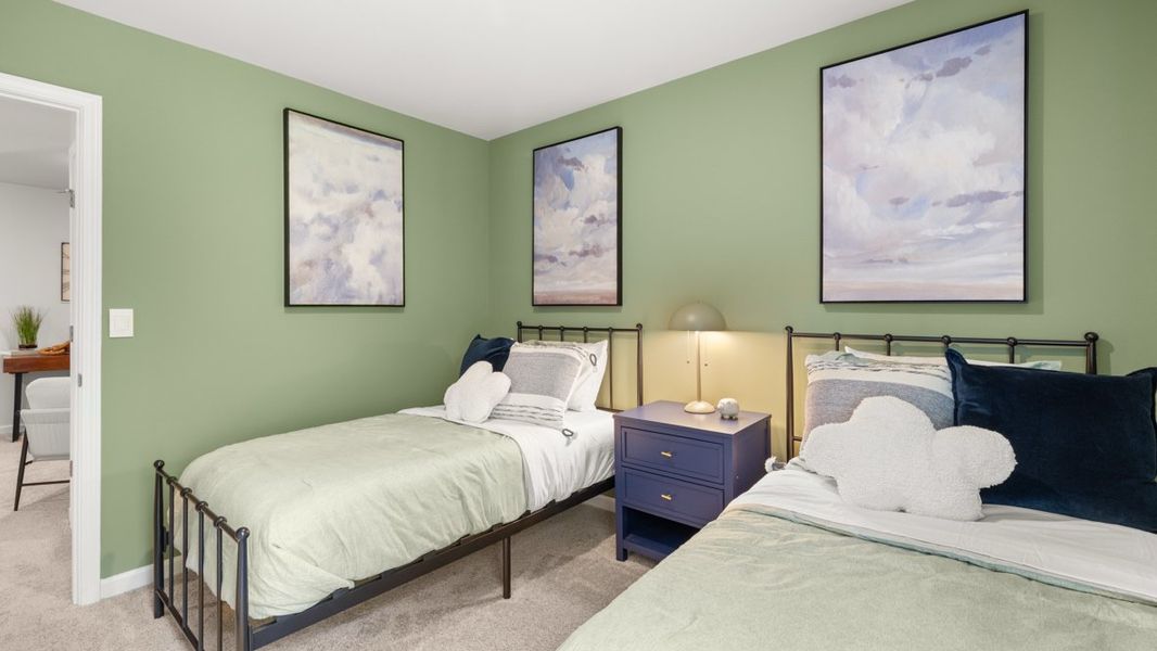 Furnished interior in a model home at Oconee Overlook Townhomes in Gainesville (Image 23).