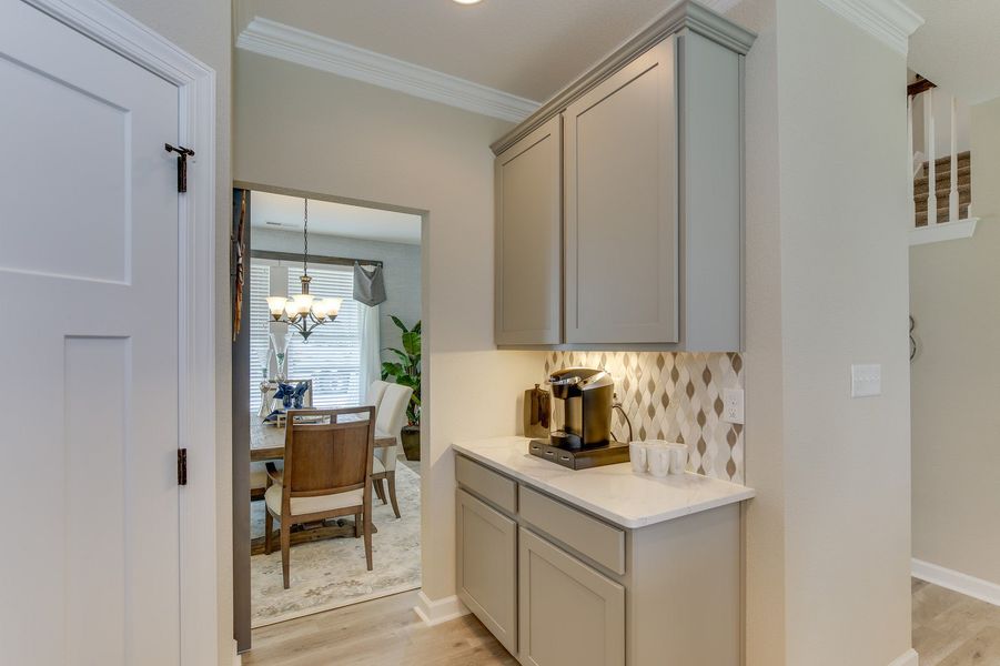 Furnished interior in a model home at Waterleigh in Moyock (Image 14).