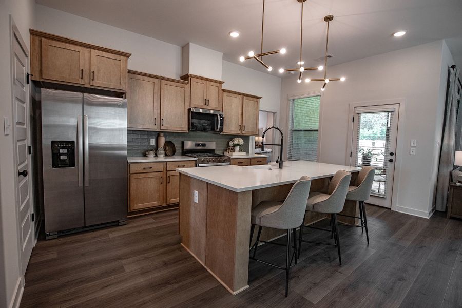 Furnished interior in a model home at Amherst in Cordova (Image 42).