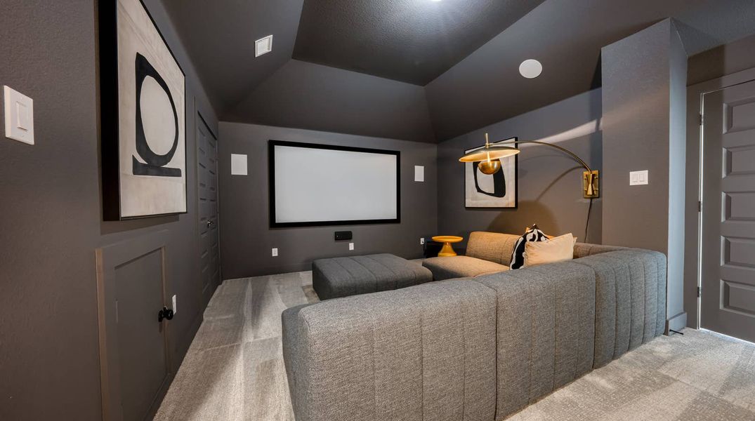 Furnished interior in a model home at Birdsong in Mansfield (Image 20).