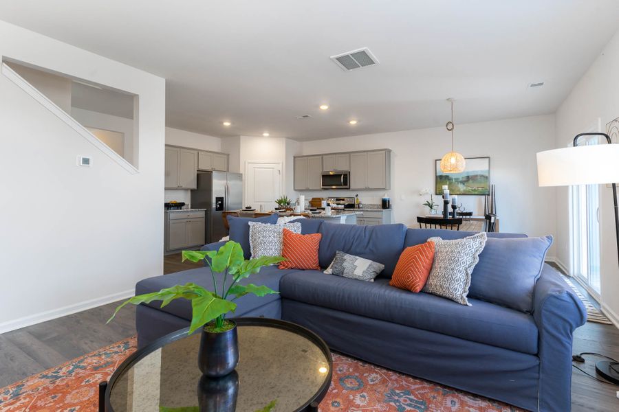 Furnished interior in a model home at Island Green in Myrtle Beach (Image 33).