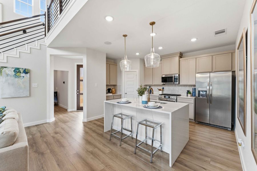 Furnished interior in a model home at Cielo in Cut and Shoot (Image 6).