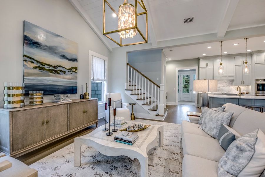 Furnished interior in a model home at Ocean Ridge in St. Augustine Beach (Image 20).