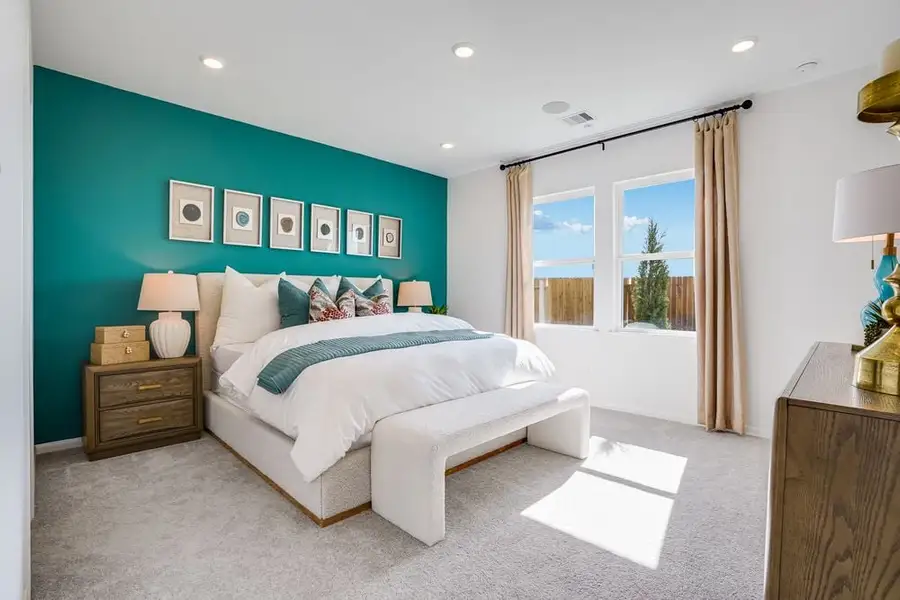 Furnished interior in a model home at Hockley Meadows 45s in Hockley (Image 5).