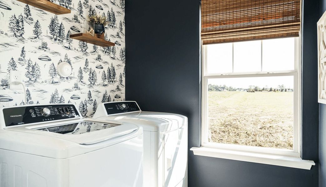 Furnished interior in a model home at Beverly Place in Four Oaks (Image 17).