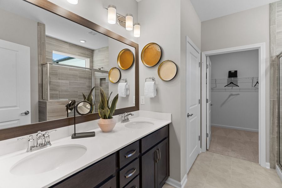 Furnished interior in a model home at Riverwalk Single Family in Leland (Image 5).