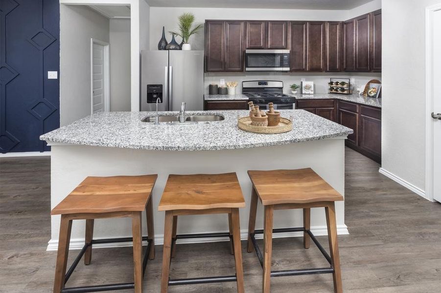 Dauer Ranch Model Home Kitchen