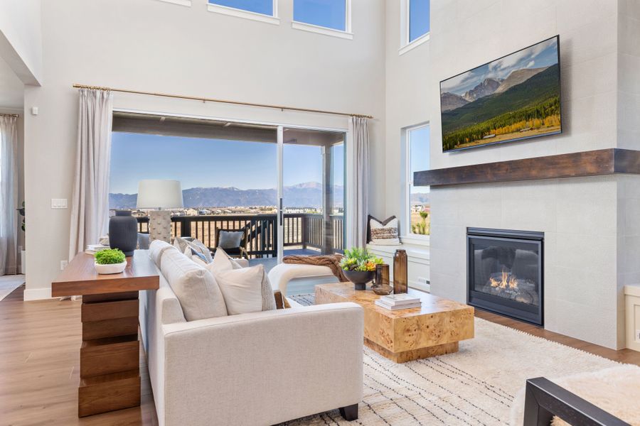 Plan C405 - Sterling Ridge Model - Living Area