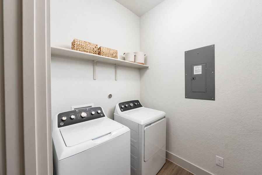 Close-up of interior finishes in a home at Weltner Farms 60’s, New Braunfels (Image 59).