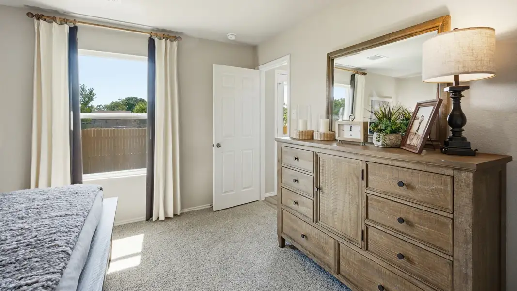 Furnished interior in a model home at Hidden Trails in Belton (Image 29).
