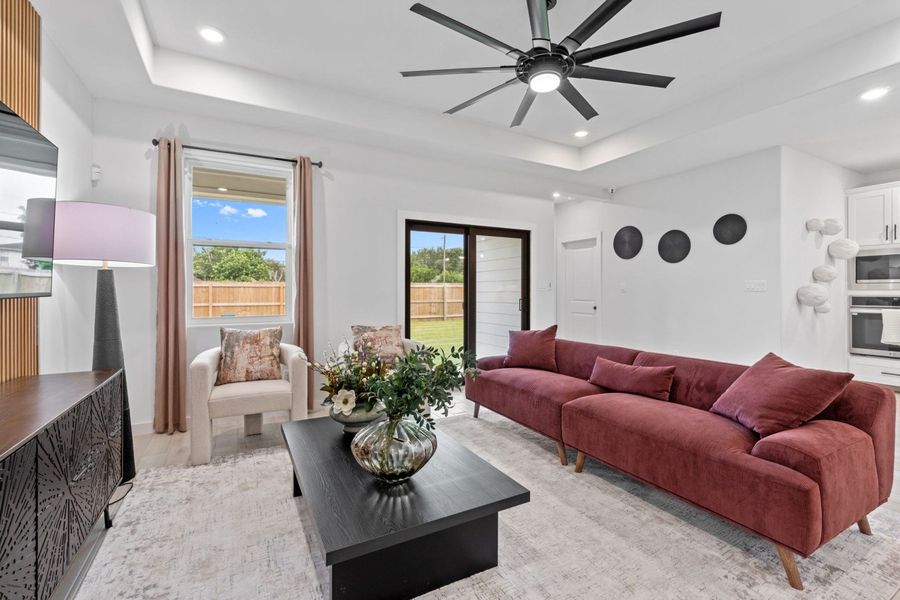 Furnished interior in a model home at Monte Cielo in Weslaco (Image 35). Furnished interior in a model home at Monte Cielo in Weslaco (Image 35).