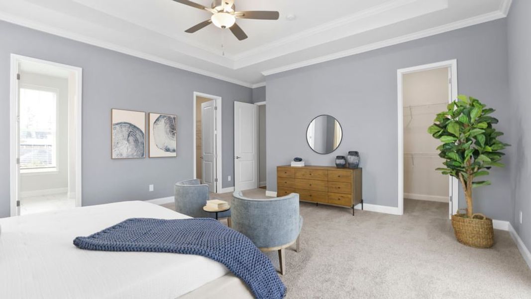 Furnished interior in a model home at Alder Pond in Campobello (Image 28). Furnished interior in a model home at Alder Pond in Campobello (Image 28).