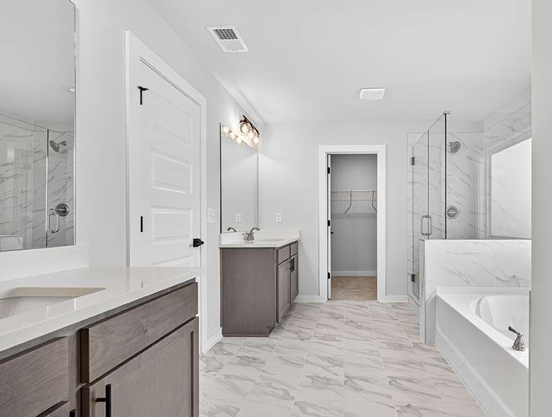 Furnished interior in a model home at Gardner Road in Stockbridge (Image 8). Furnished interior in a model home at Gardner Road in Stockbridge (Image 8).
